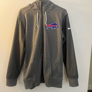 NFL Buffalo Bills Gray and Black Varsity Jacket